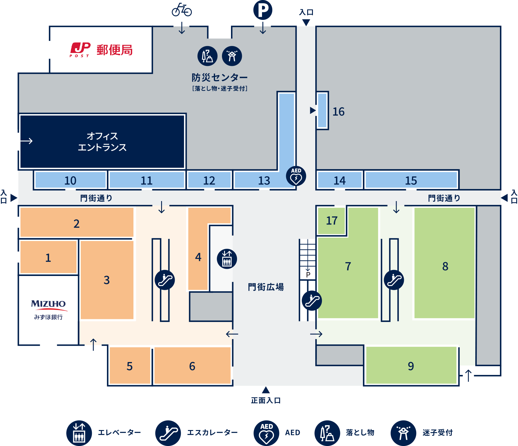 1f フロアマップ